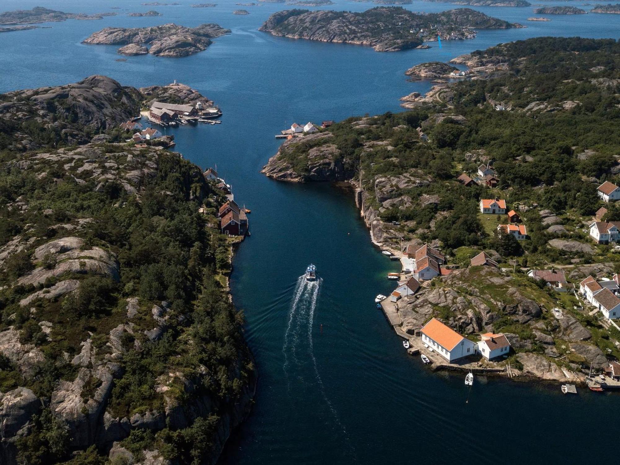 Lunvig - A Cosy Cottage In Idyllic Small Island Near Kristiansand, Sogne Exteriér fotografie